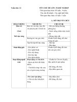 Kế hoạch phối hợp tuần 12- Năm học 2018- 2019