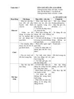 Kế hoạch giáo dục tuần 7: Gia đình tôi