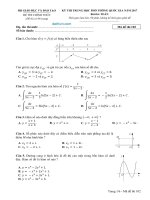 Đề thi trung học phổ thông quốc gia 2017 môn Toán – mã đề 102 | dethivn.com