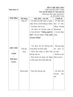 giáo án tuần 14 - chú cảnh sát giao thông năm 2018-2019