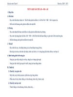 Toán 6 - Tiết 9 - Khi nào thì AM + MB = AB