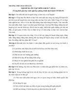 Nội dung ôn tập các môn Khối 7 (Số 2) trong thời gian học sinh nghỉ học để phòng tránh dịch COVID-19