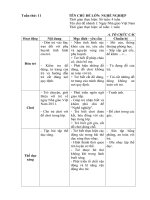 Giáo án tuần 11: Chủ đề: Ngày nhà giáo Việt Nam (Năm học 2019 - 2020)