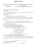 Đề thi đại học cao đẳng môn Văn khối C năm 2006 | dethivn.com