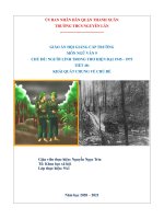 Ngữ văn 9 - Tiết 48 - Chủ đề người lính