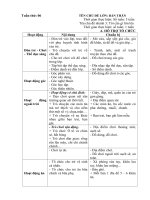 Kế hoạch phối hợp tuần 6: 