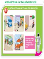 DỰ ĐOÁN ĐỂ TRÁNH CÁC TÌNH HUỐNG NGUY HIỂM