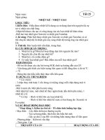 tiết 25: Nhiệt kế- Nhiệt giai