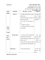 Giáo án tuần 2. Trường mầm non của Bé