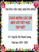 Lớp 2 - Tập viết - Chữ hoa: R