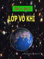 Địa 6_Tiết 22_Lớp vỏ khí | THCS Phan Đình Giót