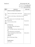 giáo án phụ tuần 23