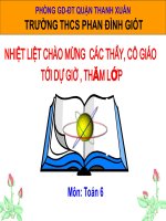 Toan 6 - Tiet 86 - Luyen tap tinh chat co ban cua phep nhan phan so | THCS Phan Đình Giót