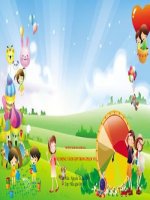 BGĐT: Làm quen với toánDạy trẻ tách gộp trong phạm vi 8