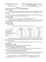 ĐỀ THI TUYỂN SINH CAO ĐẲNG NĂM 2011 Môn ĐỊA LÍ Khối C | dethivn.com