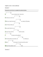 Bài tập số 1 Tiếng Anh 9 - HKII Năm học 2019-2020