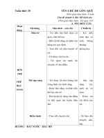 giáo án thuần 35 Bác Hồ kính yêu- năm học 2017-2018