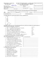 Đề thi đại hoc môn Tiếng Trung khối D năm 2003 | dethivn.com