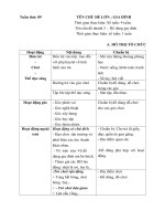 KHPH Tuần 9 ( năm học 2018 -2019) Đồ dùng gia đình