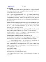 Gợi ý làm bài Đề thi đại học môn Địa lí khối C năm 2014 | dethivn.com