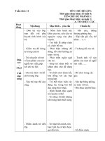 giáo án tuần 14 (tuần chính) Chủ đề: Nghề nghiệp