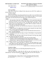 Đề thi cao đẳng môn lịch sử khối C năm 2014 | dethivn.com