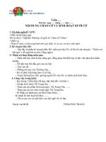 SINH HOAT DUOI cơ TUAN 3 NAM 2019 