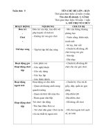 Giaó án tuần 2. Lớp MG thân yêu của bé