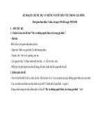 ke hoach me và nhung nguoi than yeu trong gia dinh