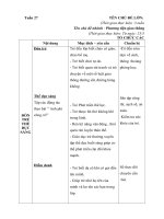 giáo án tuần 27- PTGT đường sắt và đường hàng không- 2018-2019