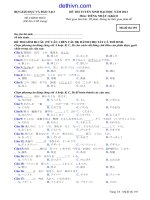 đề thi đại học môn tiếng Nhật khối D năm 2012 | dethivn.com