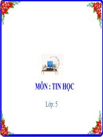 Chủ đề 2: Bài 4. Định dạng văn bản, đánh số trang trong văn bản | Tiểu học Dương Quang