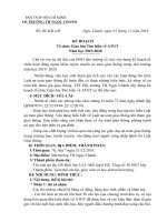 KE HOACH RUNG CHUONG VANG  TIM HIỂU ATGT 