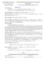 Đề thi Trung học phổ thông quốc gia 2016 môn Toán | dethivn.com