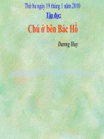 Tập đọc - Tuần 20: Chú ở bên Bác | Tiểu học Khương Mai