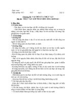 Bài 46 47: THỰC VẬT GÓP PHẦN ĐIỀU HÒA KHÍ HẬU. THỰC VẬT GÓP PHẦN BẢO VỆ ĐẤT VÀ NGUỒN NƯỚC