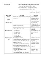 KHPH tuần 1- Ngày hội đến trường