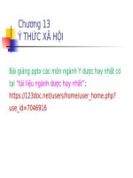 Ý THỨC xã hội ppt _ TRIẾT HỌC