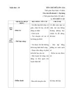 giáo án tuần 10 họ hàng gia đình - năm học 2017-2018