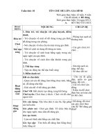 Giáo án phụ tuần 10: Đồ dùng gia đình bé