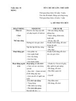 Kế hoạch giáo dục tuần 18. Động vật sống trong gia đình năm học 2017-2018