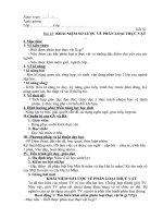 Bài 43: KHÁI NIỆM SƠ LƯỢC VỀ PHÂN LOẠI THỰC VẬT