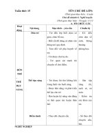 giáo án tuần 15: Nghề truyền thống năm học 2017-2018