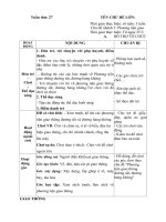 giáo án phụ tuần 27- phương tiện giao thông đường sắt đường hàng không- 2018-2019