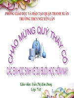 Toán 7 - Tiết 24 - Bài 2. Một số bài toán về đại lượng tỉ lệ thuận