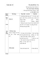 giáo án tuần 10- đồ dùng gia đình bé- 2018-2019