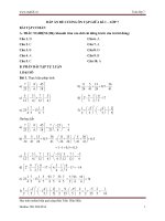 Đề cương ôn tập giữa kì I lớp 7 - Đáp án