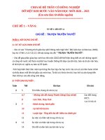 GIÁO án CHỦ đề 1 đủ (6,7,8,9) 