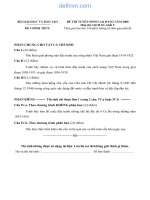 Đề thi cao đẳng môn Lịch Sử khối C năm 2008 | dethivn.com