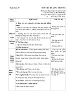 GIÁO ÁN PHỤ TUẦN 35- BÉ CHUẨN BỊ VÀO LỚP 1